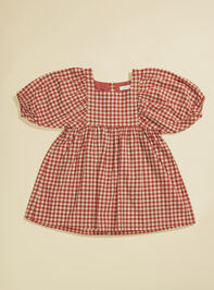 Wren Gingham Dress Detail 2 - TULLABEE