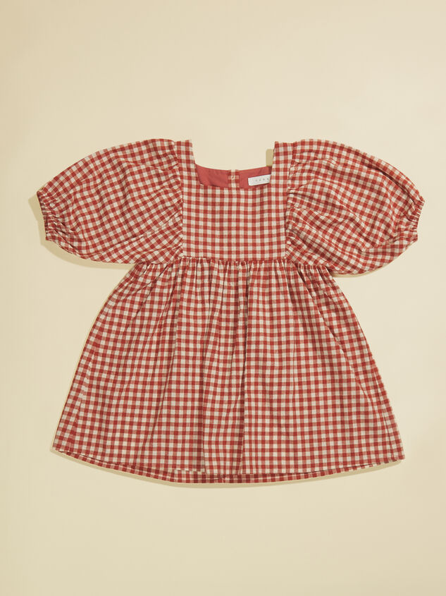 Wren Gingham Dress Detail 2 - TULLABEE