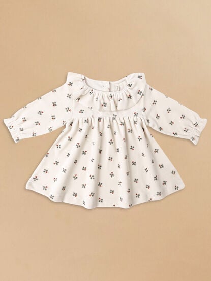 Heather Floral Long Sleeve Dress by Quincy Mae - TULLABEE