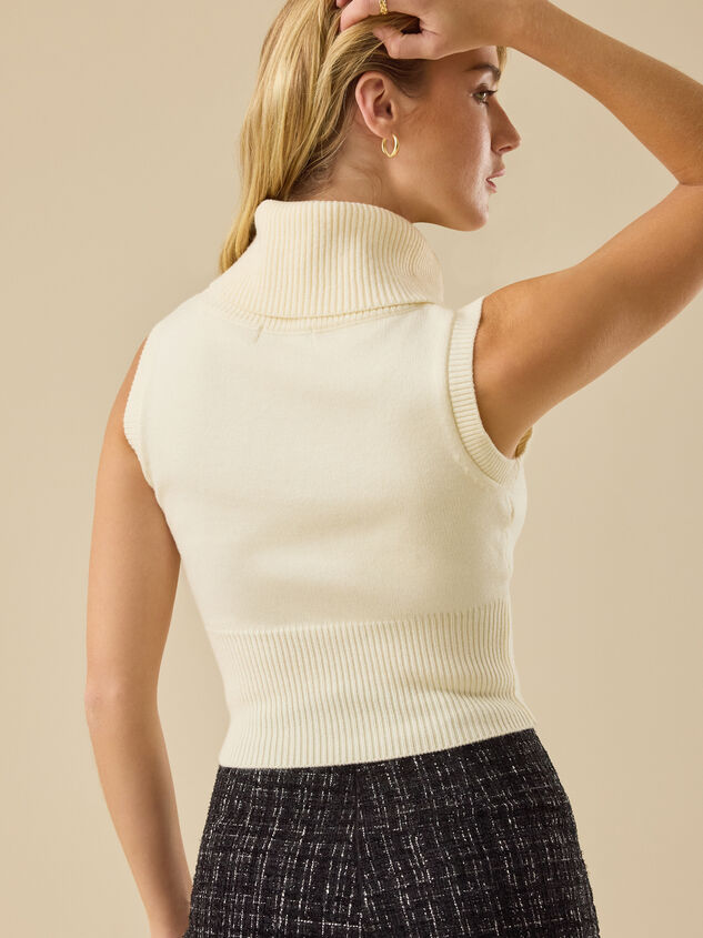 Paityn Turtleneck Vest Detail 6 - TULLABEE