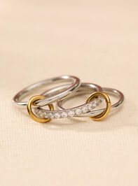 Mixed Metal 3 Band Ring - TULLABEE
