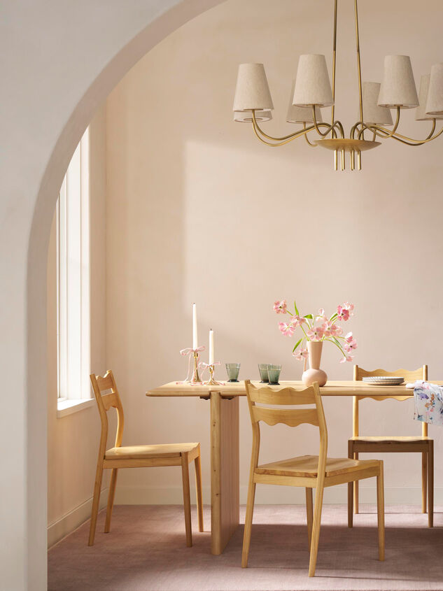 Delanney Linen Chandelier Detail 6 - TULLABEE