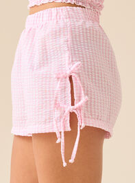Karis Side Tie Short Detail 5 - TULLABEE