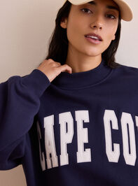 Cape Cod Mockneck Pullover Detail 3 - TULLABEE