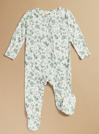 Naomi Floral Footie Detail 2 - TULLABEE