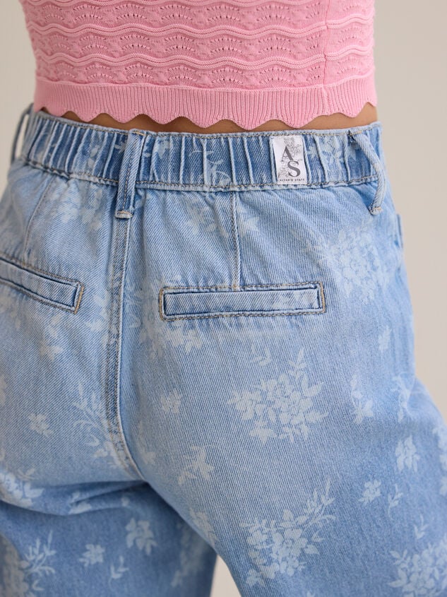 Lucia Floral Jeans Detail 7 - TULLABEE