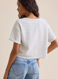 Sheridan V-Neck Top Detail 4 - TULLABEE