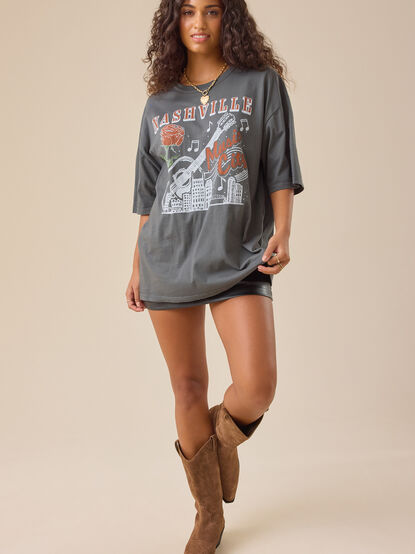 Nashville Music City Graphic Tee - TULLABEE
