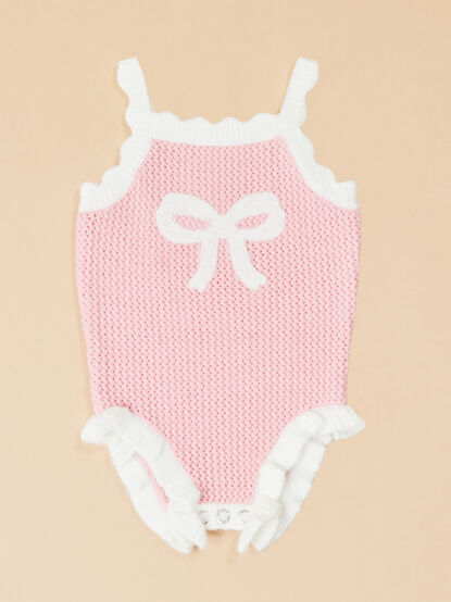 Paige Knit Bow Bodysuit - TULLABEE