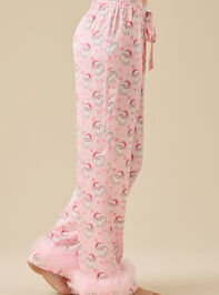 Maci Satin Sleep Pant Detail 5 - TULLABEE