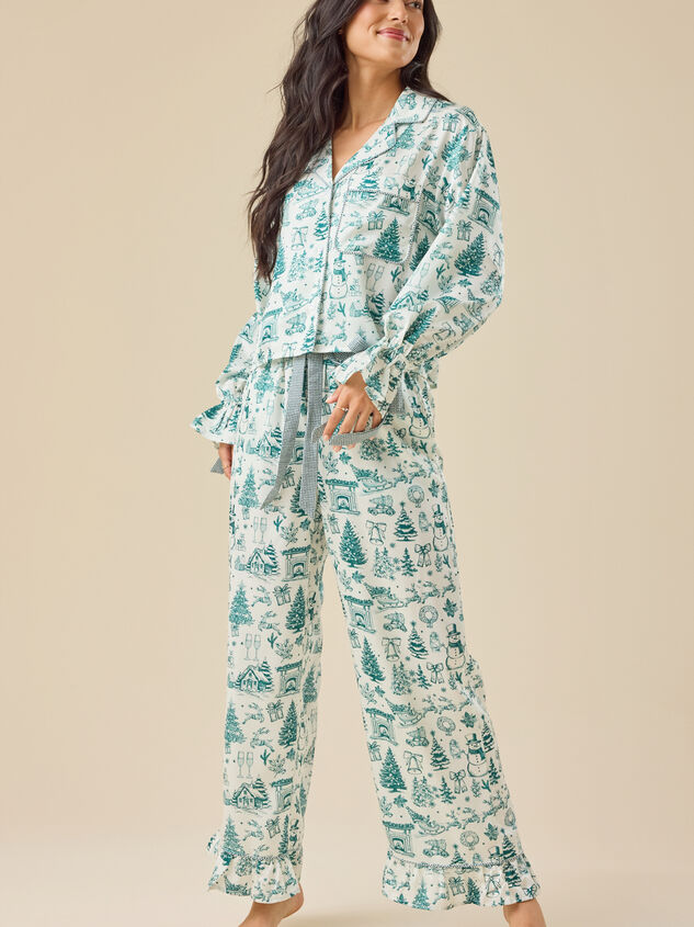 Kamila Satin Toile Sleep Pant - TULLABEE