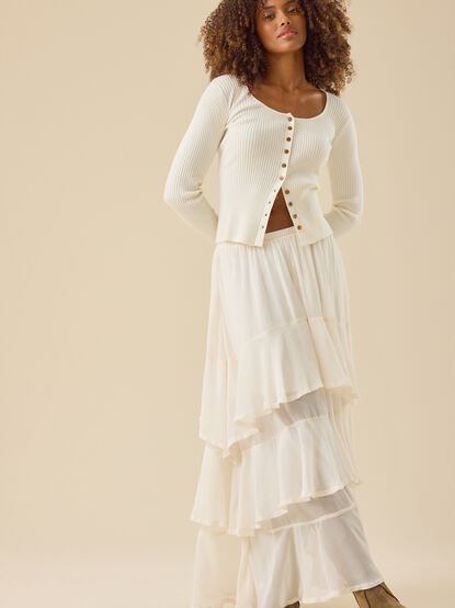 Merida Ribbed Cardigan - TULLABEE