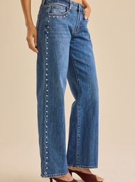 Katy Studded Straight Leg Jean Detail 4 - TULLABEE
