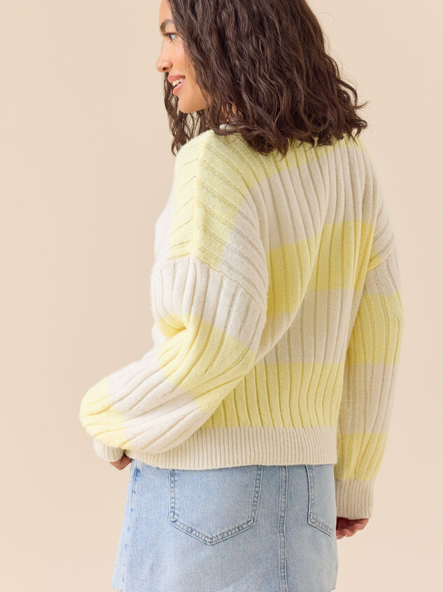 Annette Striped Sweater Detail 6 - TULLABEE