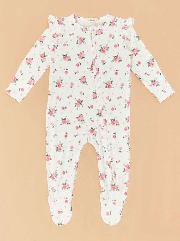 Rosie Rosettes Ruffle Footie - TULLABEE