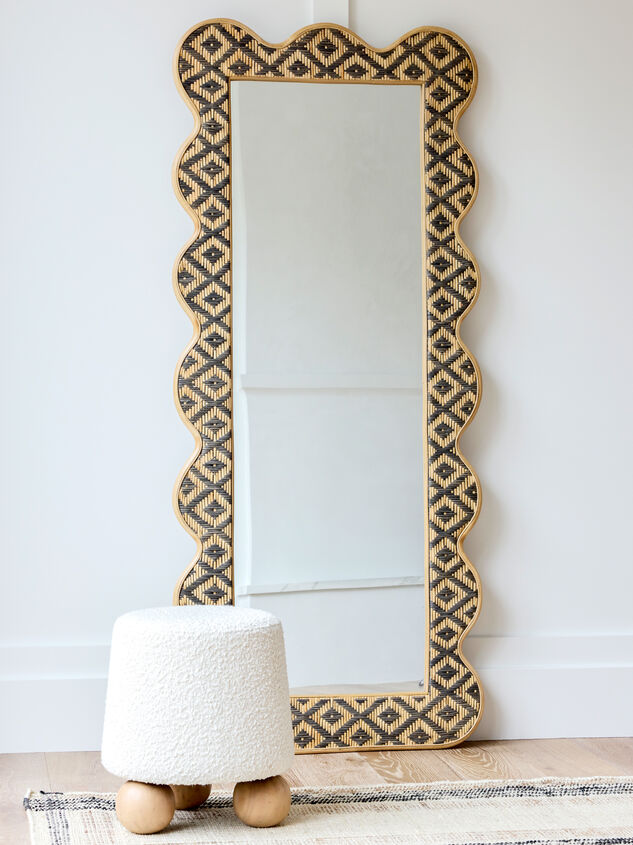 Calia Rattan Mirror Detail 4 - TULLABEE