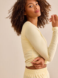 Studio Cross Long Sleeve Tee Detail 4 - TULLABEE