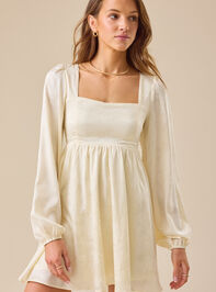 Alexa Long Sleeve Mini Dress Detail 2 - TULLABEE