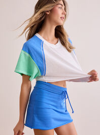 Ace Color Block Crop Tee - TULLABEE