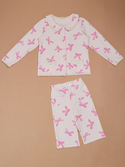 Melissa Bow Wide Leg Baby Pants - TULLABEE