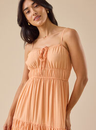 Callie Tiered Midi Dress Detail 2 - TULLABEE