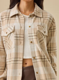 Nala Plaid Flannel Button Up Detail 2 - TULLABEE