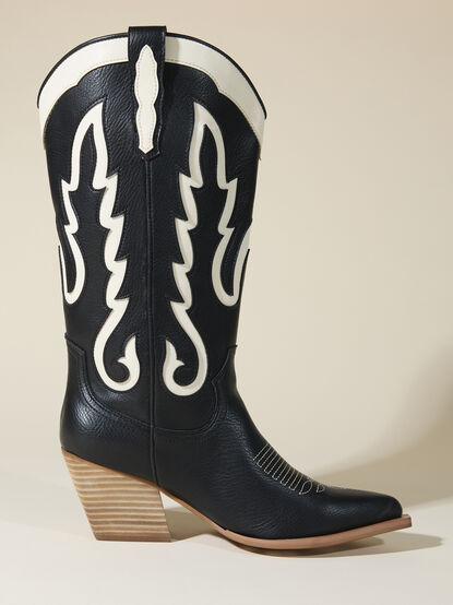 Ida Cutout Western Boot - TULLABEE