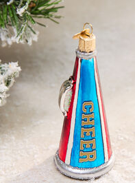 Cheer Megaphone Ornament Detail 2 - TULLABEE