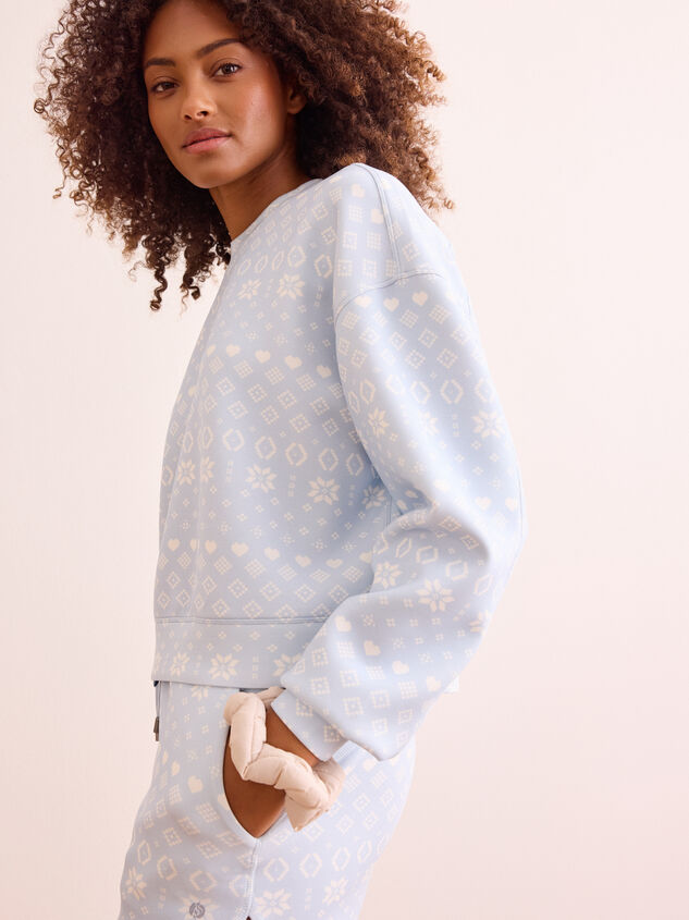 Fairisle Supersoft Crewneck Detail 4 - TULLABEE