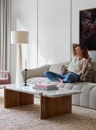 Moss Wood Coffee Table Detail 2 - TULLABEE