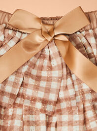 Gigi Gingham Bow Tutu Detail 3 - TULLABEE