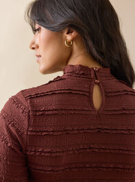 Helena Lace Fitted Top Detail 5 - TULLABEE