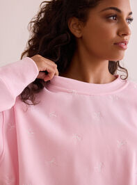Wrapped in Bows Pullover Detail 4 - TULLABEE