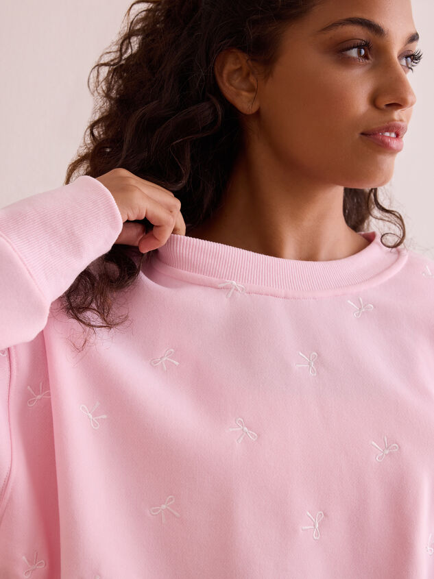 Wrapped in Bows Pullover Detail 4 - TULLABEE