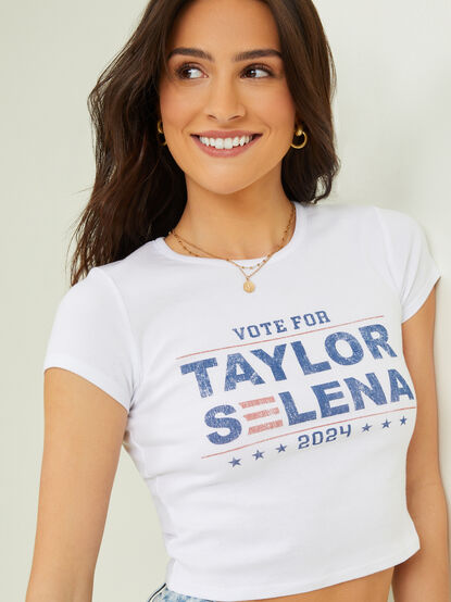 Vote For Taylor Baby Tee - TULLABEE