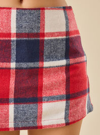 Kati Plaid Skort Detail 2 - TULLABEE