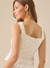 Frankie Polka Dot Top Detail 4 - TULLABEE