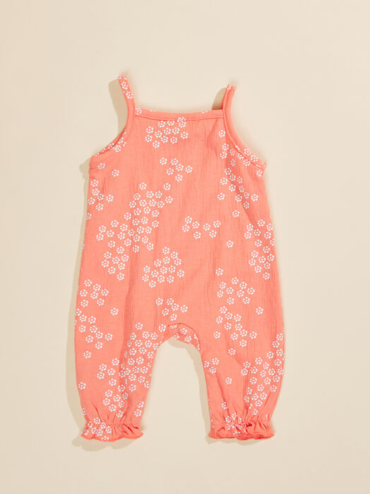 Ditsy Floral Coverall and Headband Set - TULLABEE