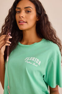 Daytona Beach Oversized Tee Detail 2 - Altar'd State