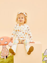 Alpaca Farm Top and Plaid Pants Set - TULLABEE