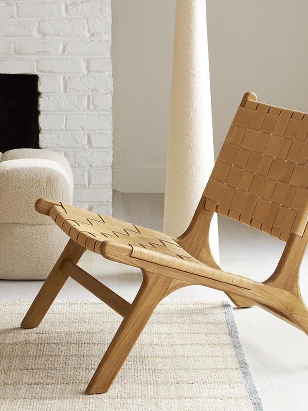 Cala Wood & Leather Chair Detail 2 - TULLABEE