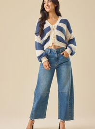 Brynn Striped Cardigan - TULLABEE