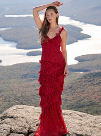 Eliana Lace Maxi Dress - TULLABEE