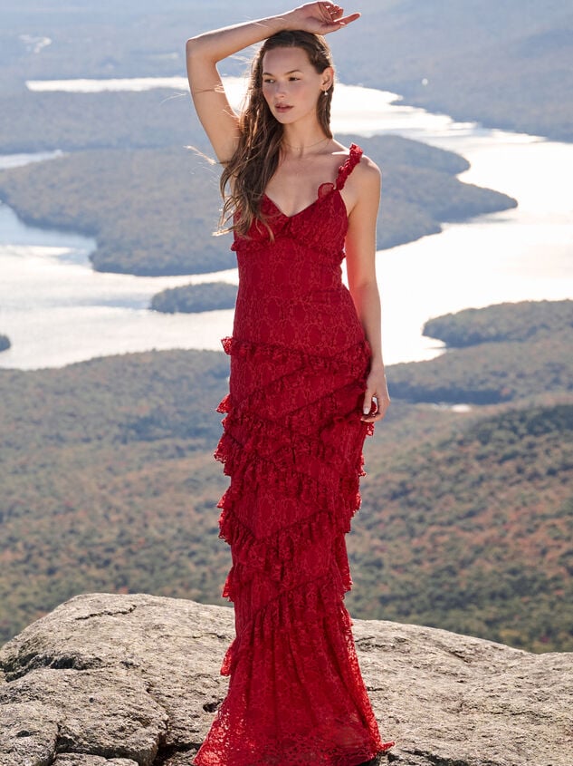 Eliana Lace Maxi Dress - TULLABEE