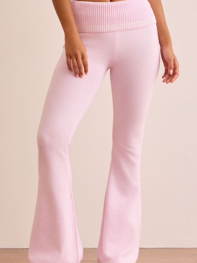 Varsity Flare Pant Detail 3 - TULLABEE