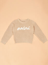 Mamas Mini Sweater Detail 2 - TULLABEE