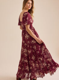 Livia Floral Maxi Dress Detail 5 - TULLABEE
