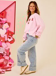 My Bestie Mama Crewneck Detail 3 - TULLABEE