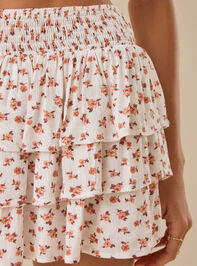 Charlotte Floral Smocked Skirt Detail 4 - TULLABEE