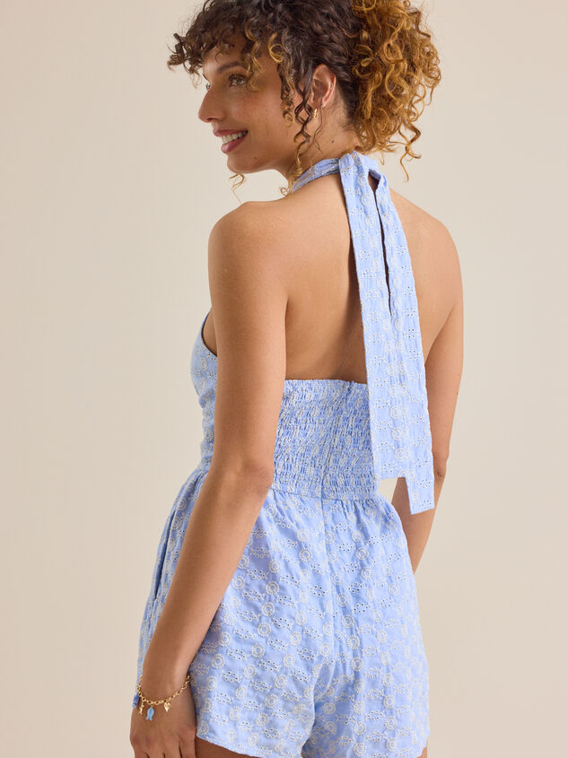 Anya Eyelet Romper Detail 5 - TULLABEE